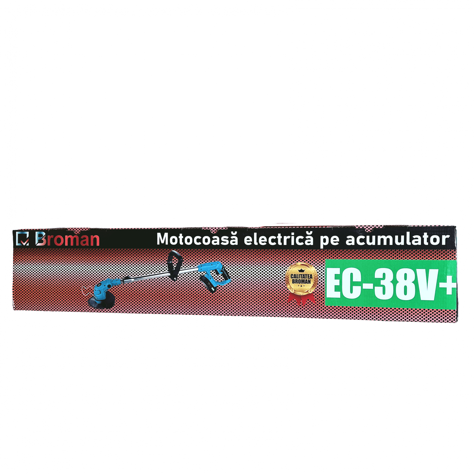 Trimmer (motocoasa electrica ) BROMAN, 2 acumulatori 38 V, 8 accesorii incluse - 1 | YEO