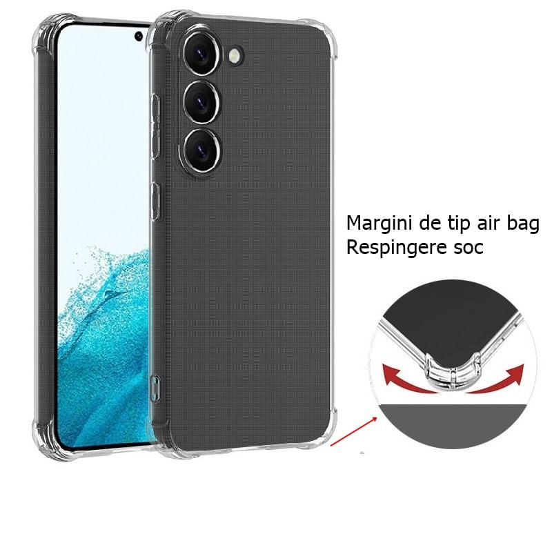 Husa de protectie Flippy, TPU, pentru Samsung A14 5G, Antisoc, Protectie colturi, Rezistenta la impact, Transparenta - 2 | YEO