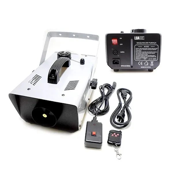 Set masina de fum profesionala si lichid 9 l, telecomanda, 2000 KV - 1 | YEO