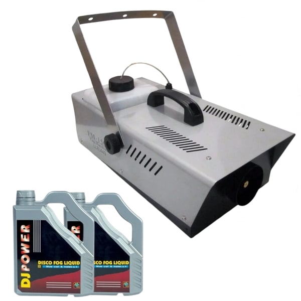 Set masina de fum profesionala si lichid 9 l, telecomanda, 2000 KV - 2 | YEO