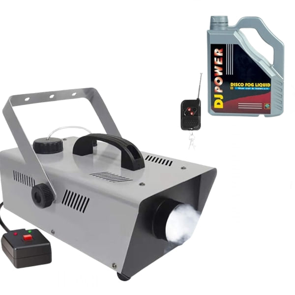Set masina de fum profesionala si lichid 9 l, telecomanda, 2000 KV - 4 | YEO