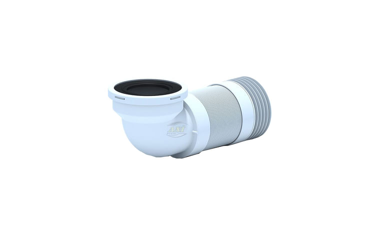 Racord manson WC cu cot ,Ani Plast, extensibil insertie metalica 110 mm