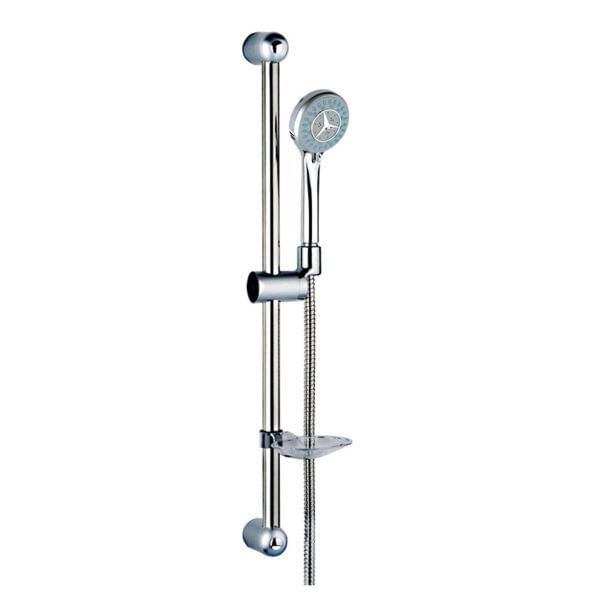 Set de dus cu para inox, bara suport furtun si sapuniera