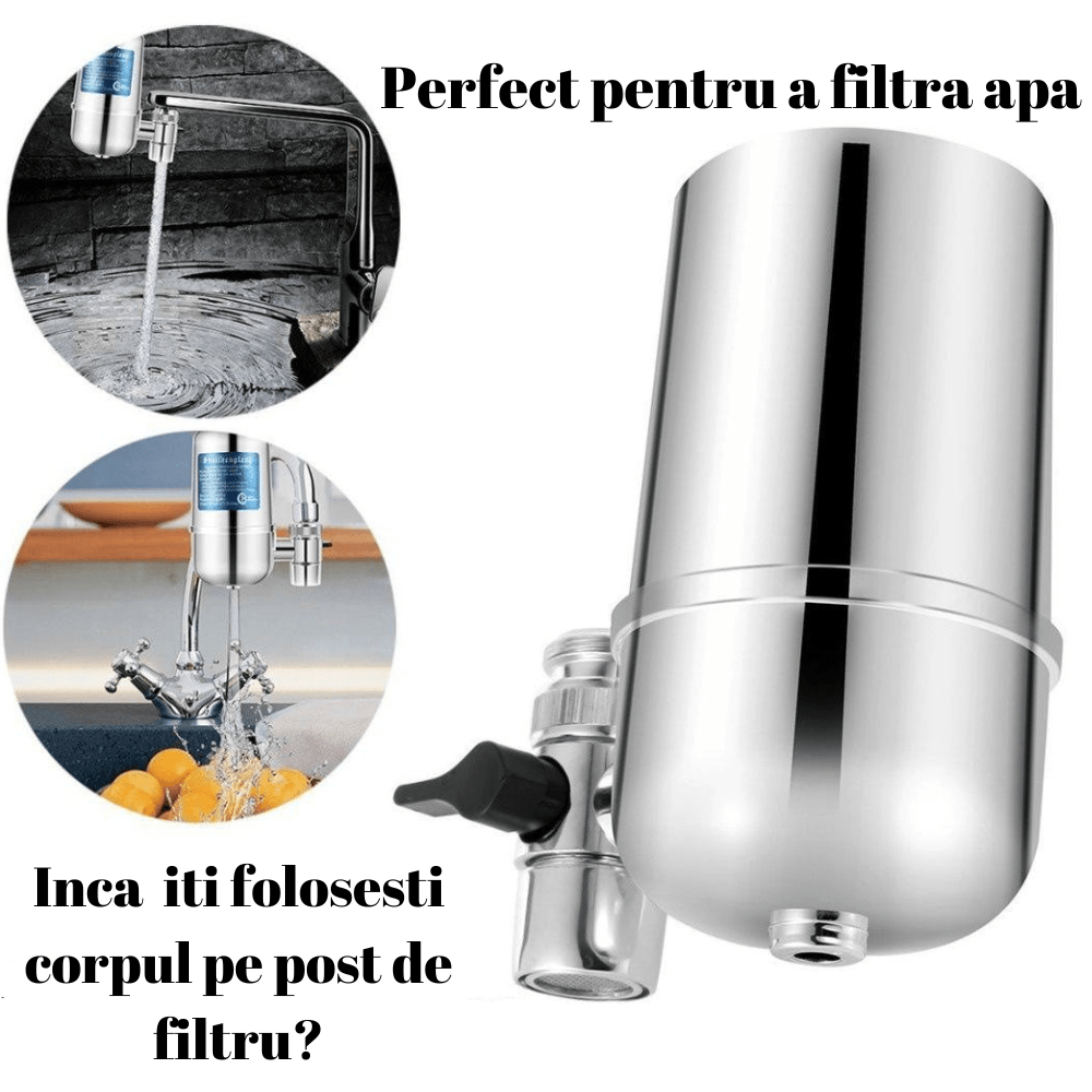 Filtru Profesional Pentru Purificarea Apei cu 7 Straturi de Filtrare, Indeparteaza Clorul, Metalele Grele, Rugina - imagine 7
