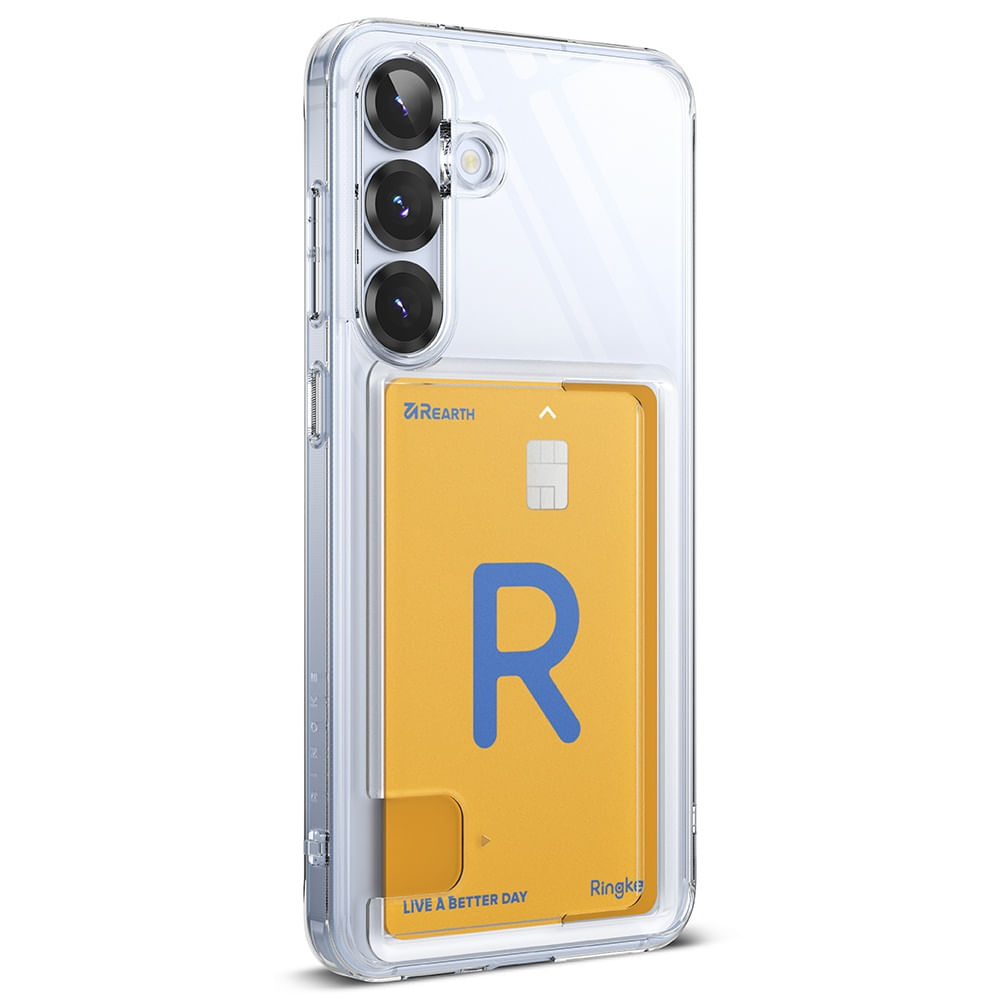 Husa pentru Samsung Galaxy S25 - Ringke Fusion Card - Transparent