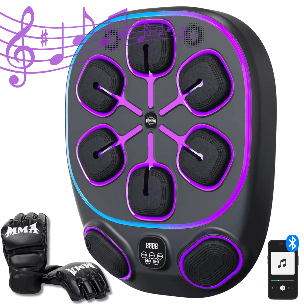 Tinta lovituri Box, Danesso®, Difuzor Dublu incorporat, Conexiune Bluetooth, Manusi Incluse, Pentru Copii si Adulti - 1 | YEO