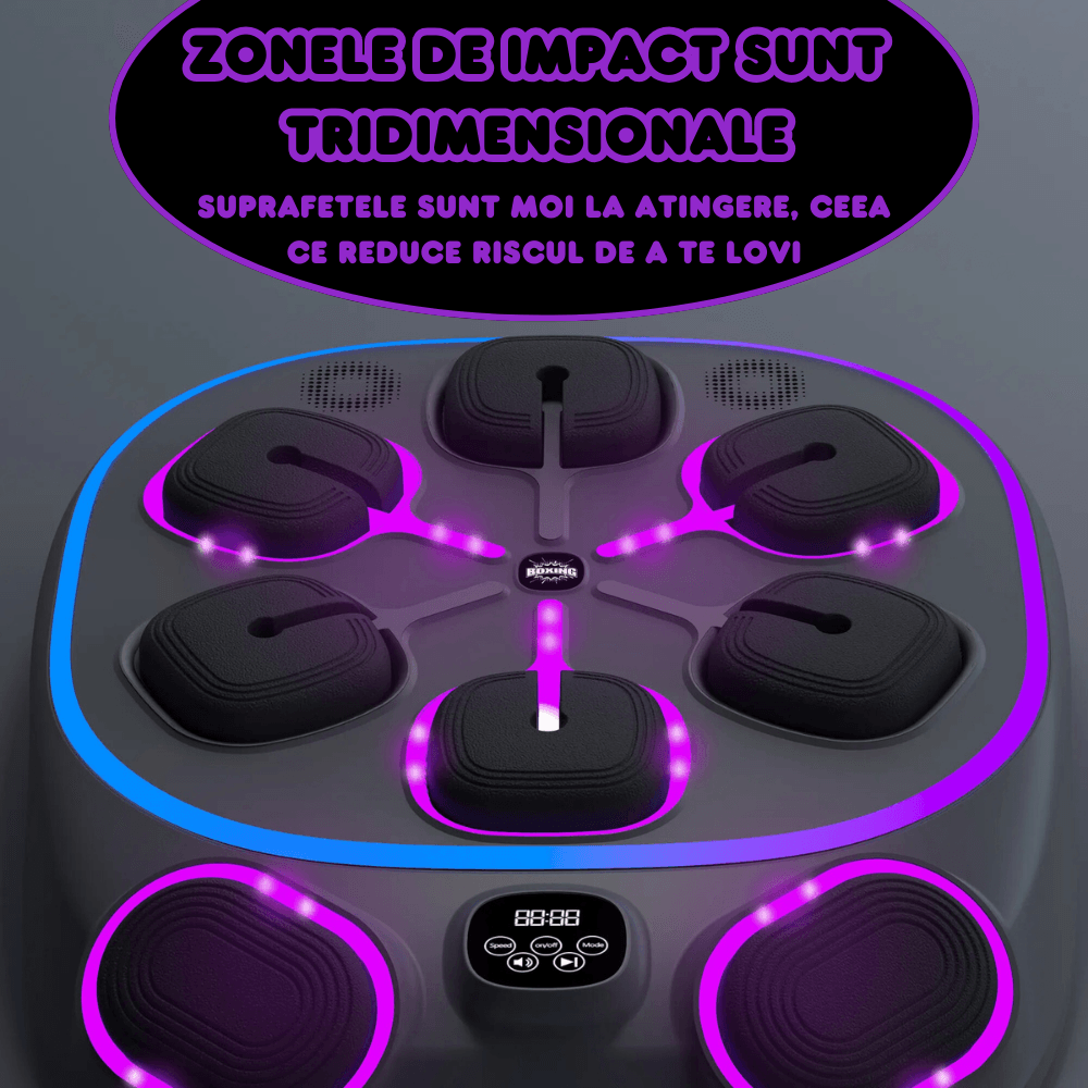 Tinta lovituri Box, Danesso®, Difuzor Dublu incorporat, Conexiune Bluetooth, Manusi Incluse, Pentru Copii si Adulti - 4 | YEO