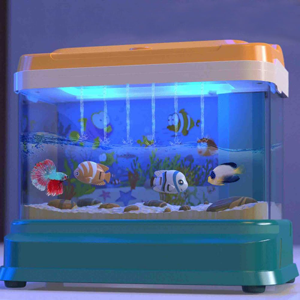 Set acvariu interactiv cu lumini si sunete, pestisori si undite magnetice, pentru copii, salamandra kids - 2 | YEO
