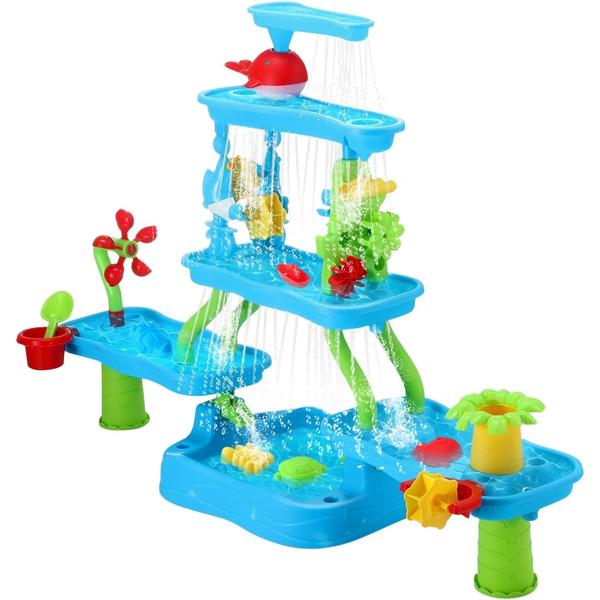 Masuta de nisip si apa cu accesorii etajata