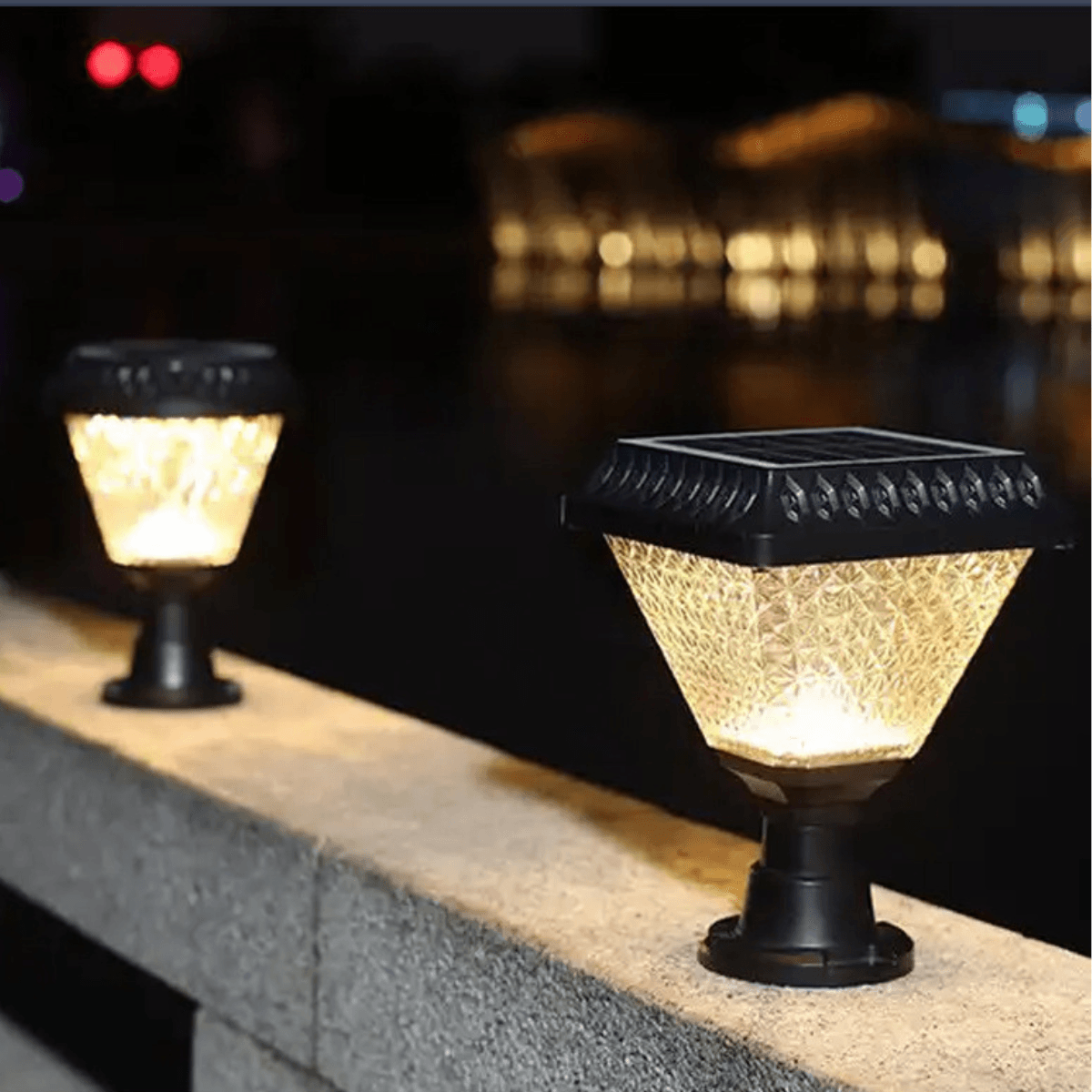 Lumina Solara de Gradina pentru Stalpi-Gard,cu 6 culori RGB si 3 moduri de iluminare Neutru/Cald/Rece, Rezistenta la Apa - 3 | YEO