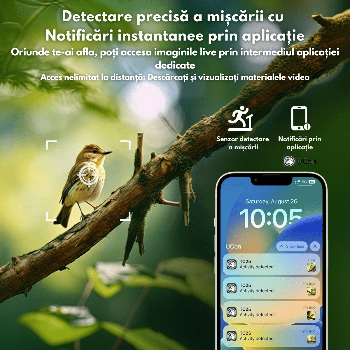 Camera de Supraveghere pentru Vanatoare Trail 4G, 4MP, alimentate solara, vizualizare live si alerte, Impermeabila - 3 | YEO