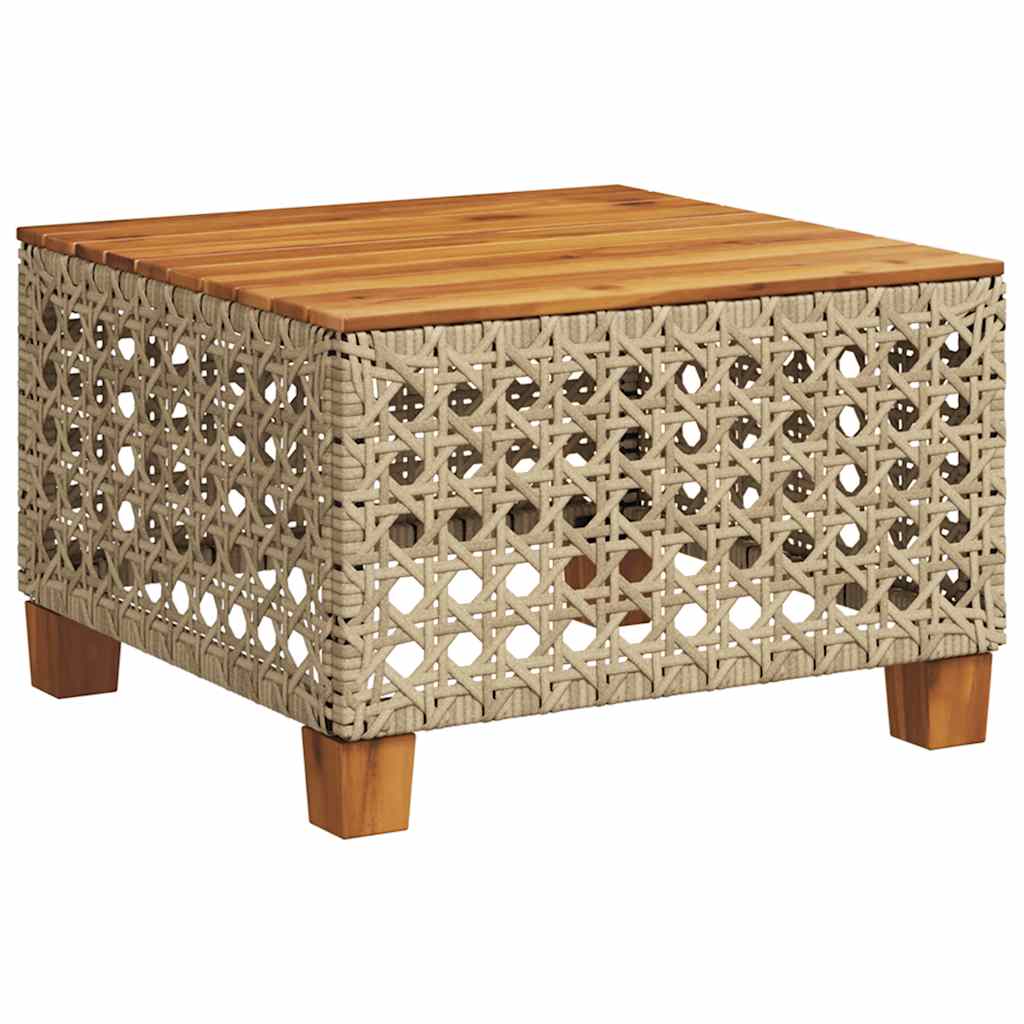 Set canapele de gradina cu perne, 6 piese, bej, poliratan — imaginea 5