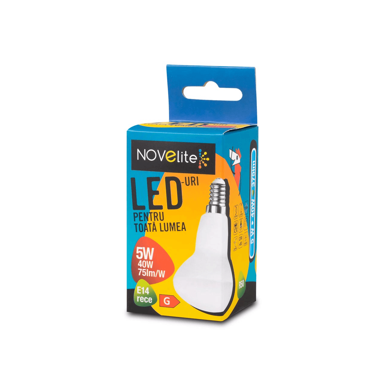 Bec LED, Spot R50 5W E14 lumina rece LR 6400K - 2 | YEO