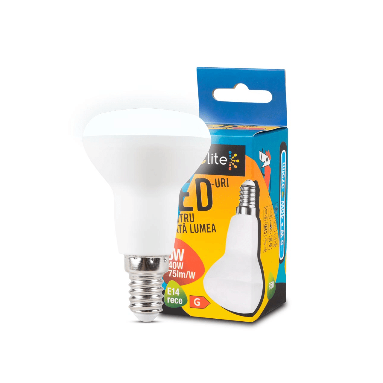 Bec LED, Spot R50 5W E14 lumina rece LR 6400K - 3 | YEO