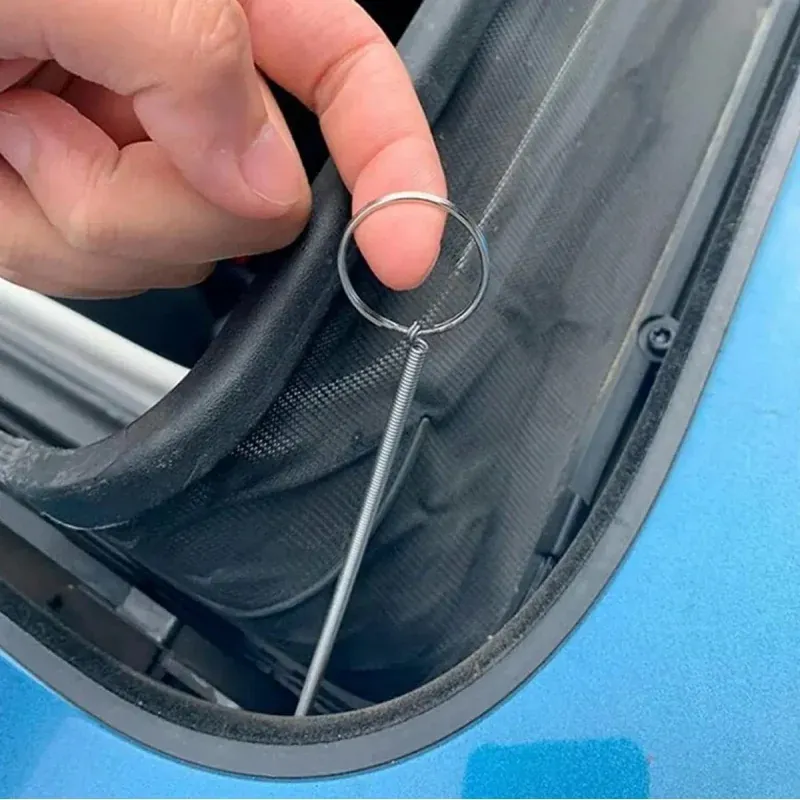 Perie pentru curatat, desfundat scurgeri, flexibila, lungime de 150 cm, Gonga® Argintiu - 1 | YEO