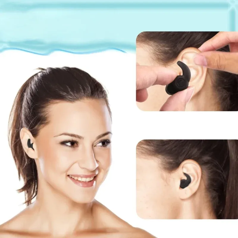 Set dopurile de urechi reutilizabile,Gonga® Negru