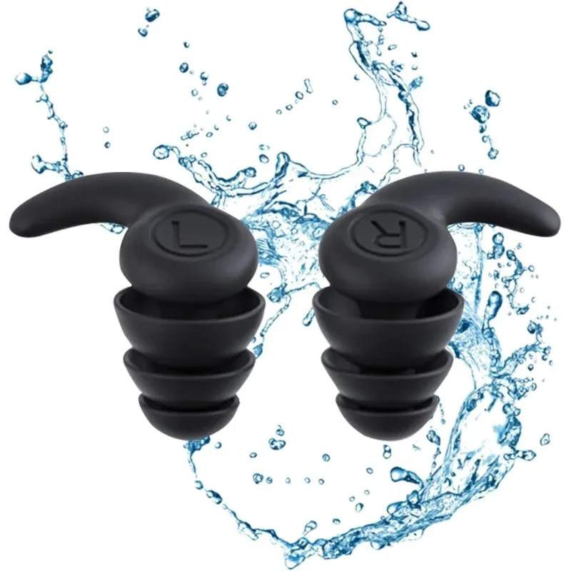 Set dopurile de urechi reutilizabile,Gonga® Negru - 2 | YEO