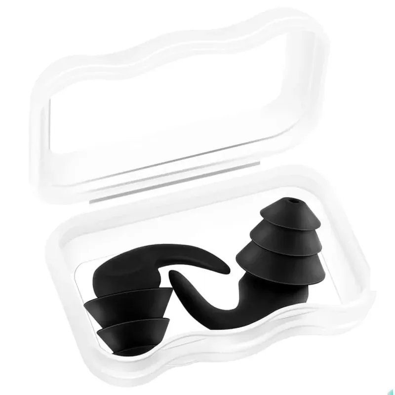 Set dopurile de urechi reutilizabile,Gonga® Negru - 3 | YEO
