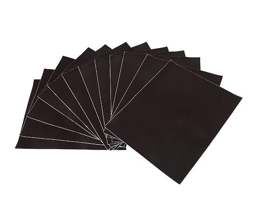 Folie magnetica autoadeziva, 10x15 cm, grosime 0.4 mm, Set 64 bucati