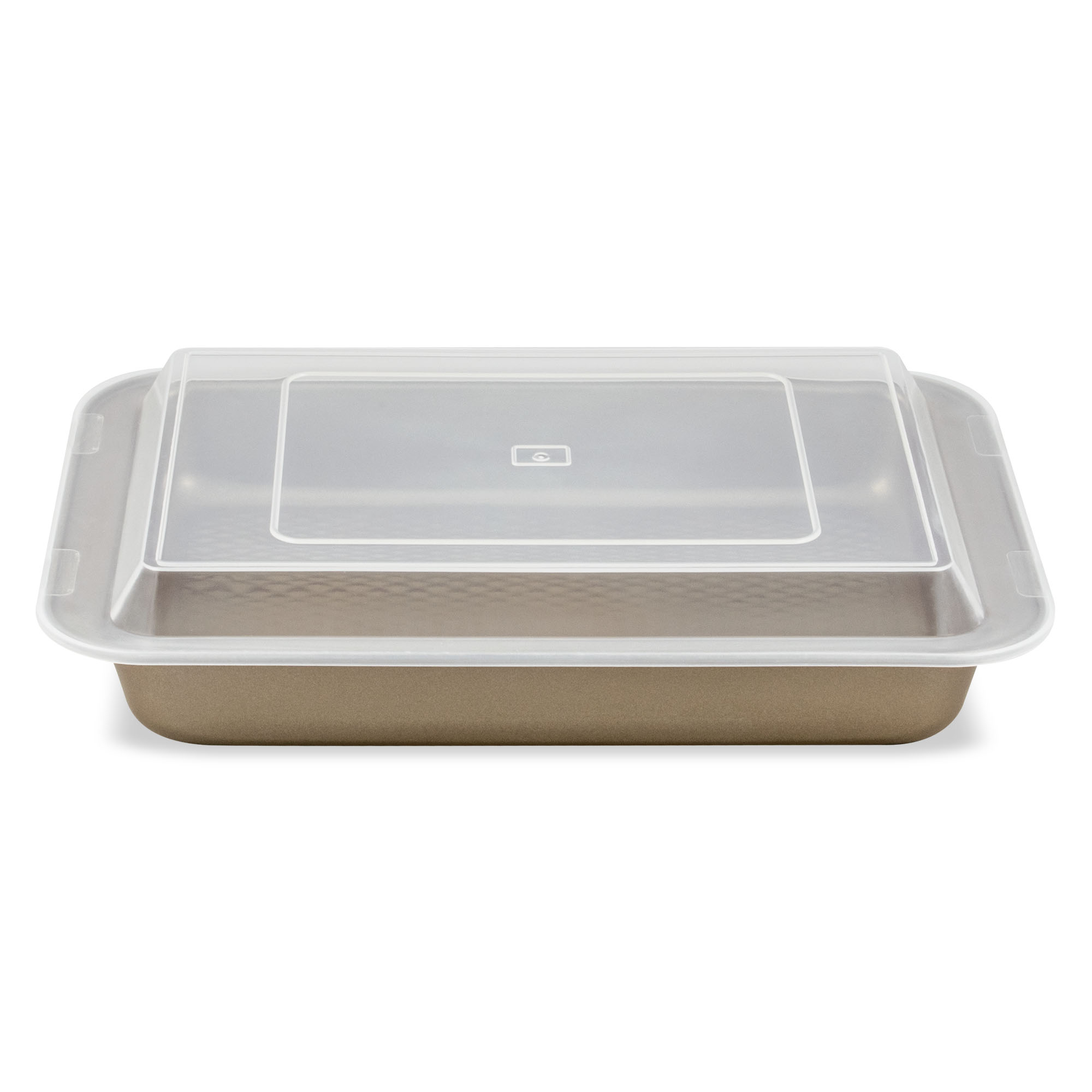 Tava de copt dreptunghiulara+capac ZASS Gourmet, ZG-BW 05, 36x23x4.5cm, Otel, antiaderenta, cuptor cu gaz/electric, Bronz