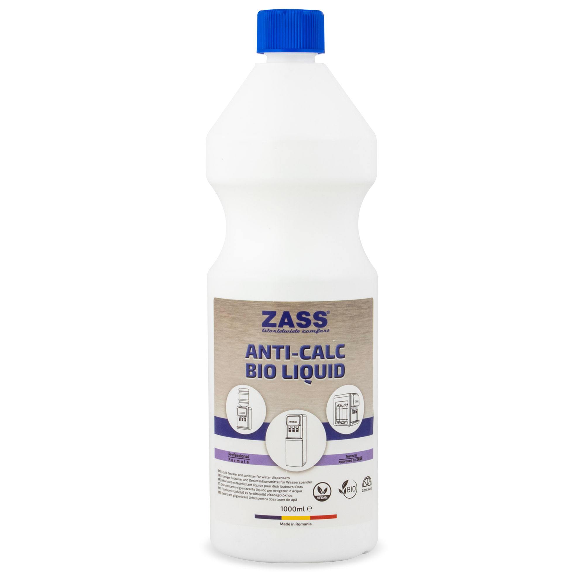 Detartrant si igienizant lichit pentru dozatoare apa, ZASS ZDL 03 -1000 ML - 2 | YEO