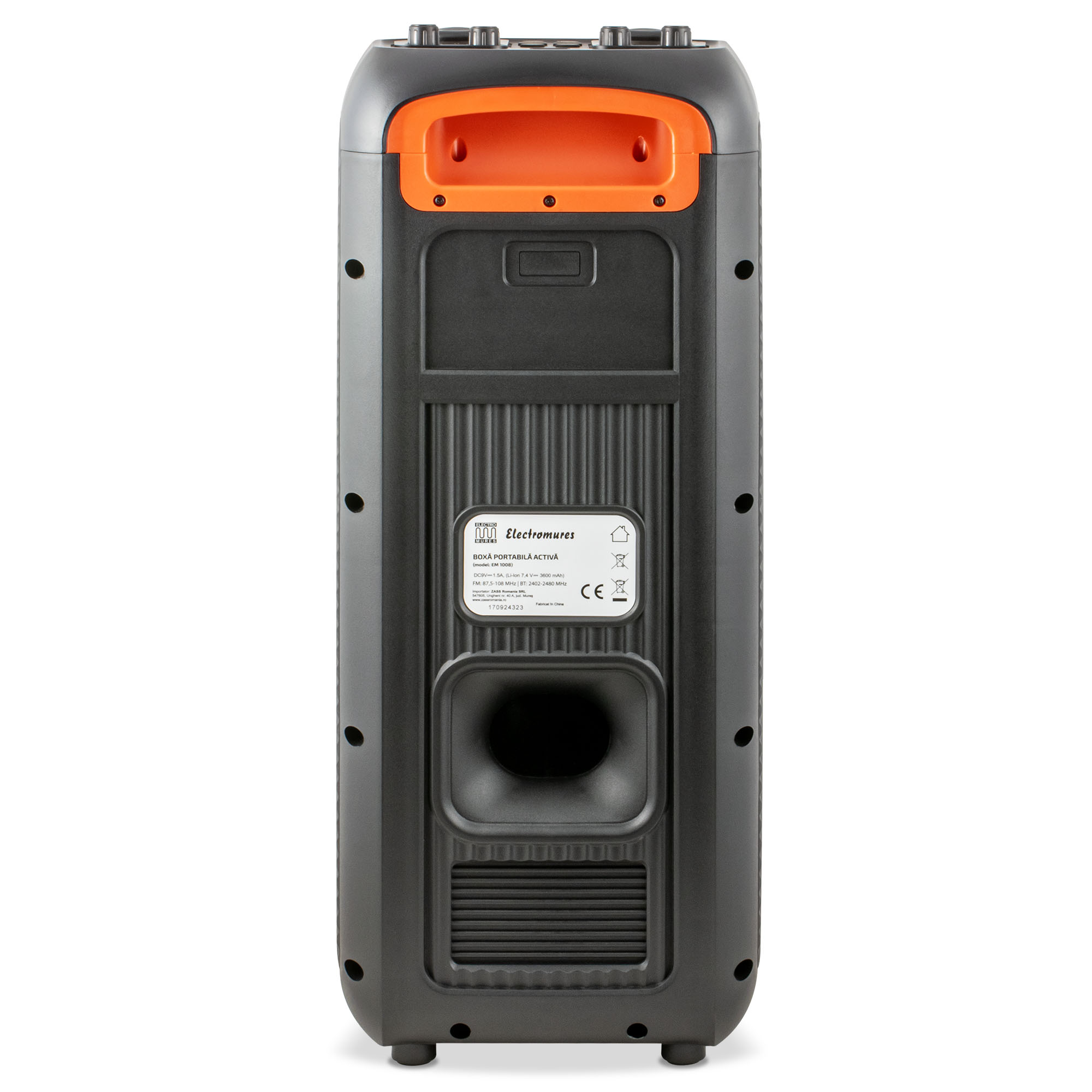 Boxa portabila Bluetooth cu microfon si telecomanda Electromures EM 1008 - 3 | YEO