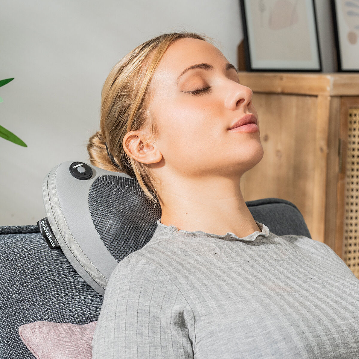 Aparat de masaj Shiatsu compact reincarcabil Kompatsu InnovaGoods