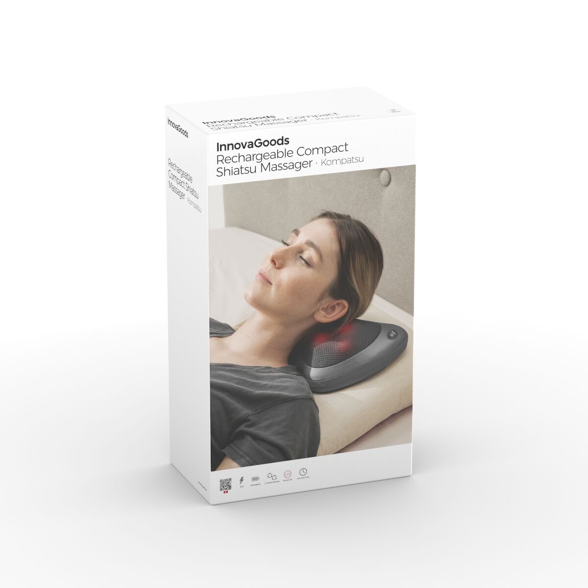 Aparat de masaj Shiatsu compact reincarcabil Kompatsu InnovaGoods - 1 | YEO