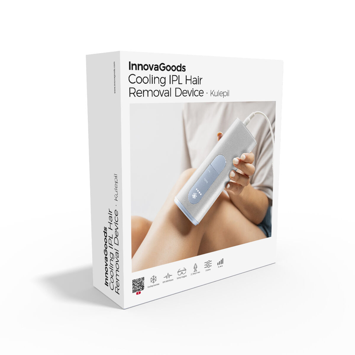 Epilator IPL cu functie de racire si accesorii Kulepil InnovaGoods - 1 | YEO