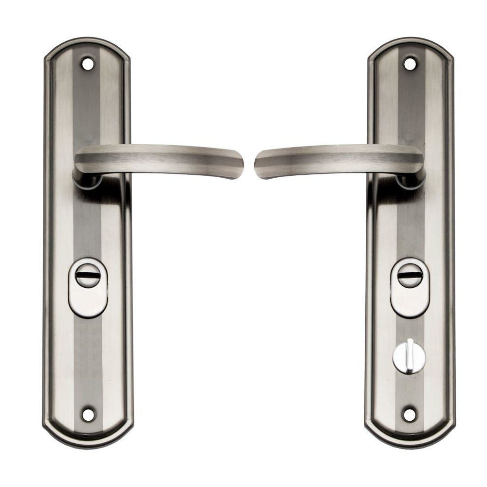 Maner usa Metalica cu sild si butuc, broasca, echipat complet,deschidere stanga - 1 | YEO