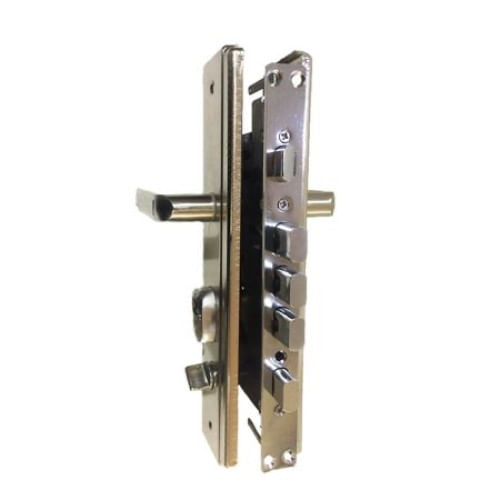 Maner usa Metalica cu sild si butuc, broasca, echipat complet,deschidere stanga - 3 | YEO
