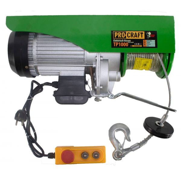 Troliu electric palan procraft tp1000,1600w, cu kit montare greutate 1000kg - 3 | YEO