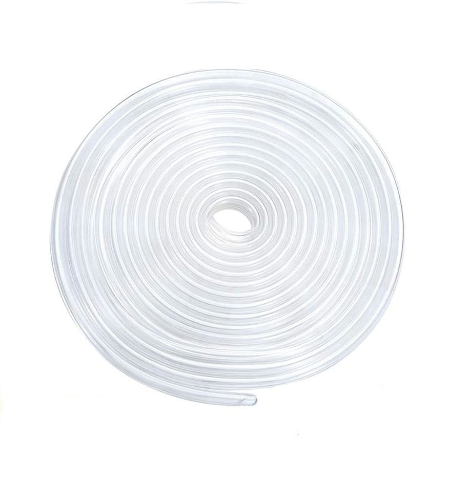 Banda de protectie usi, Cauciuc/Plastic, 5 m, Transparent - imagine 4