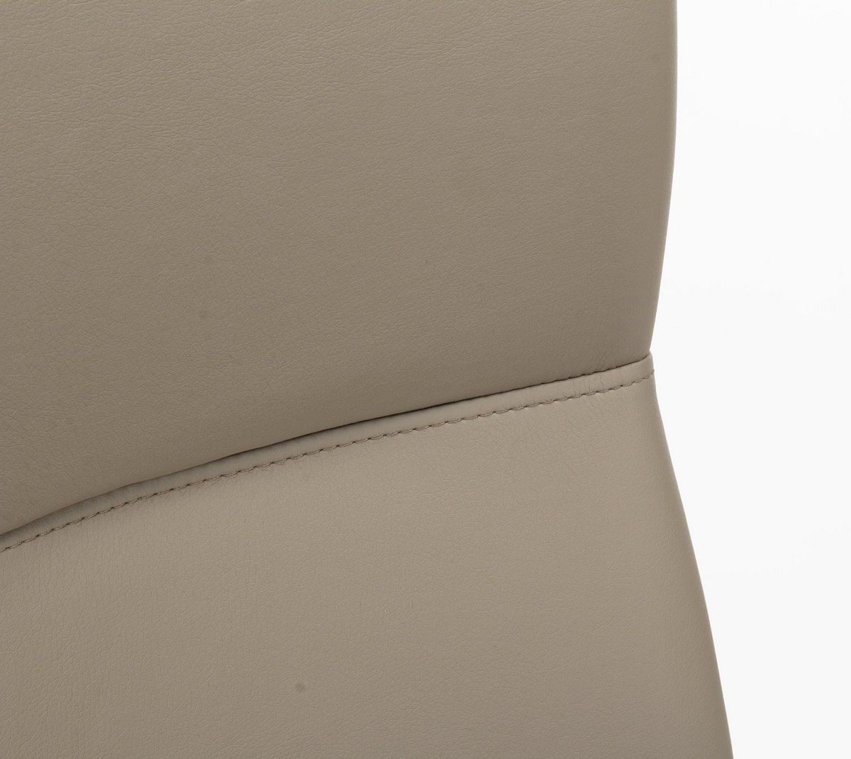 Scaun cu spatar din piele ecologica maro argintiu Thelma 44 cm x 58 cm x 104 h x 47 h — imaginea 3