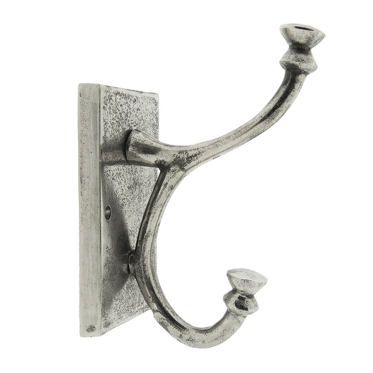 Cuier de perete din aluminiu gri 9 cm x 15 cm x 22 h