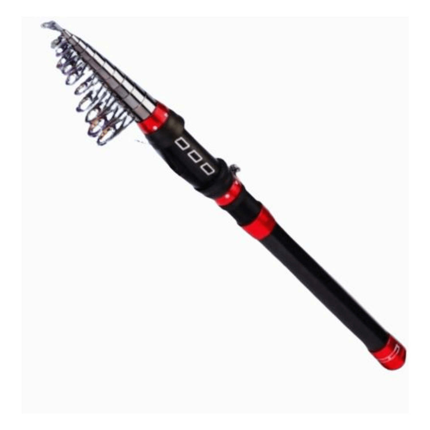 Lanseta telescopica, Adsinio, Carbon, 2.7m, Lungime retractata 44cm, 190g, Inele din carbura de siliciu, SiC