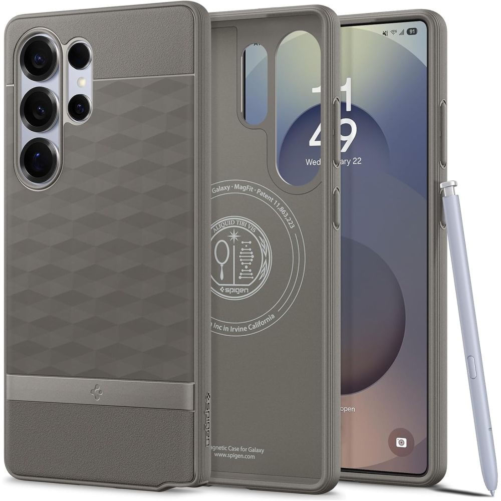 Husa pentru Samsung Galaxy S25 Ultra - Spigen Caseology Parallax MagSafe - Gri - 4 | YEO