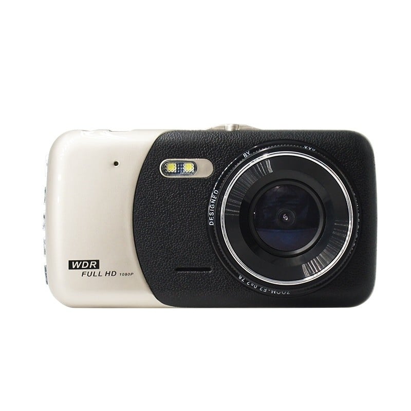 Camera Video Auto Dubla Techstar® T810 FullHD Cu Functia WDR si Ecran IPS 4inch
