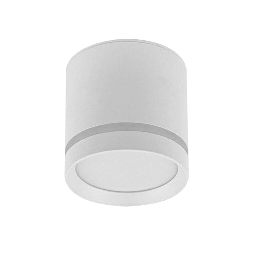 Aplica de Tavan Techstar® LED 5W, Alba, 6500K, Corp Aluminiu, Design Cilindric, Rezistenta la Umiditate, IP44 - 2 | YEO