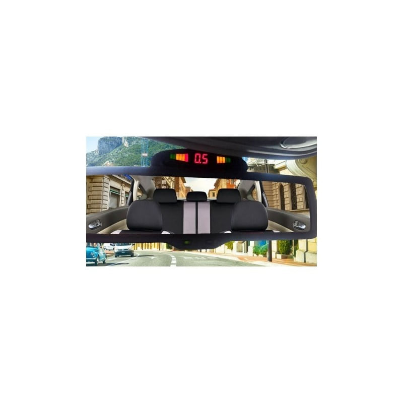 Set Senzori Parcare Auto Detector Parktronic Display Radar Monitor 4 Senzori Galben - 3 | YEO