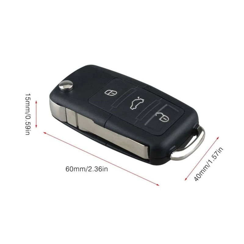 Carcasa Cheie Auto Techstar® Volkswagen Golf, Polo, Passat, Touran, Transporter, EOS, 3 Butoane - 3 | YEO