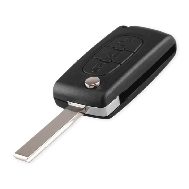 Carcasa Cheie Auto Techstar® Peugeot, Citroen, 207,307, 407, C2, C3, C4, C5, C6, C8, cu 3 Butoane, HU83, CE0536 - 1 | YEO