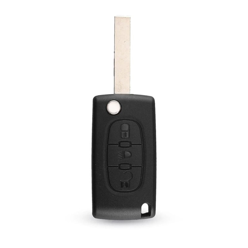 Carcasa Cheie Auto Techstar® Peugeot, Citroen, 207,307, 407, C2, C3, C4, C5, C6, C8, cu 3 Butoane, HU83, CE0536 - 3 | YEO
