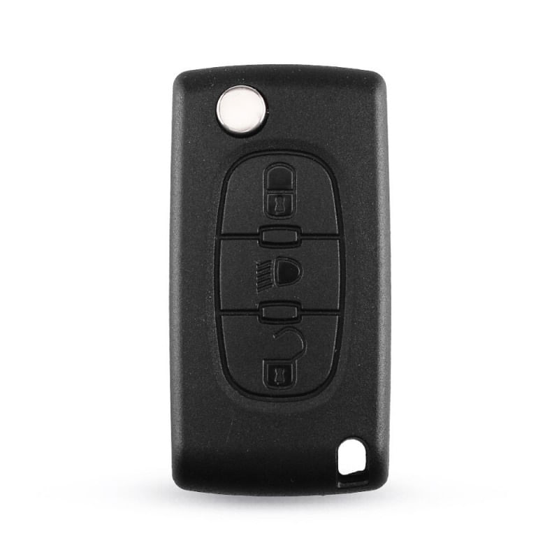 Carcasa Cheie Auto Techstar® Peugeot, Citroen, 207,307, 407, C2, C3, C4, C5, C6, C8, cu 3 Butoane, HU83, CE0536 - 4 | YEO