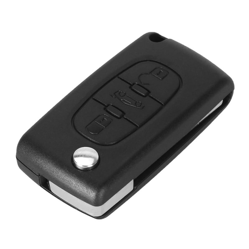 Carcasa Cheie Auto Techstar® Peugeot, Citroen, 207,307, 407, C2, C3, C4, C5, C6, C8, cu 3 Butoane, VA2, CE0536 - 1 | YEO