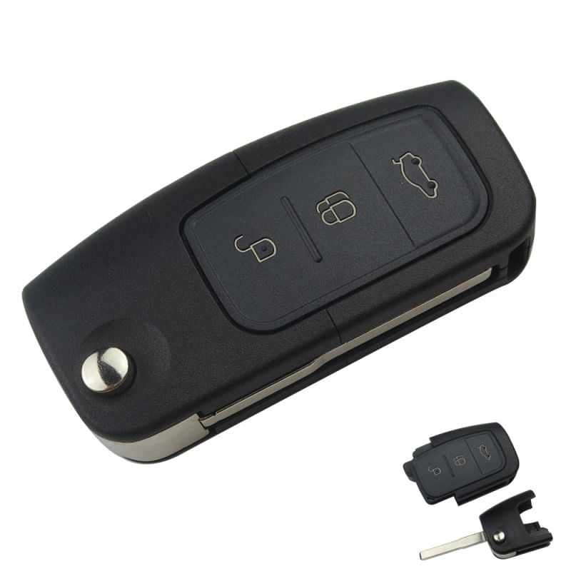 Carcasa Cheie Auto Techstar® Ford Focus, Fiesta, Mondeo, Galaxy, Kuga, C-Max, 3 Butoane - 3 | YEO