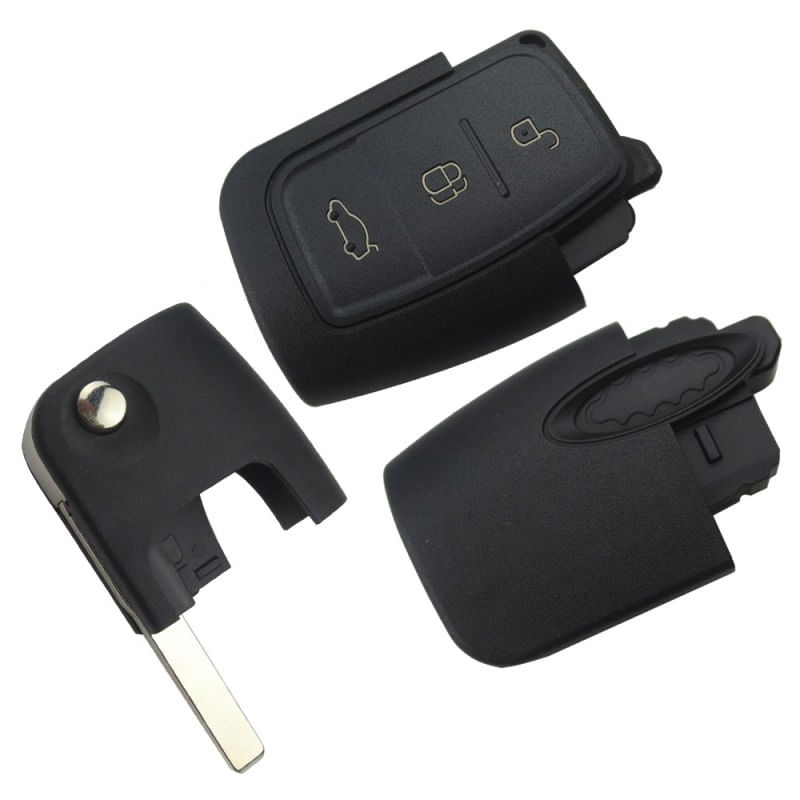 Carcasa Cheie Auto Techstar® Ford Focus, Fiesta, Mondeo, Galaxy, Kuga, C-Max, 3 Butoane - imagine 6