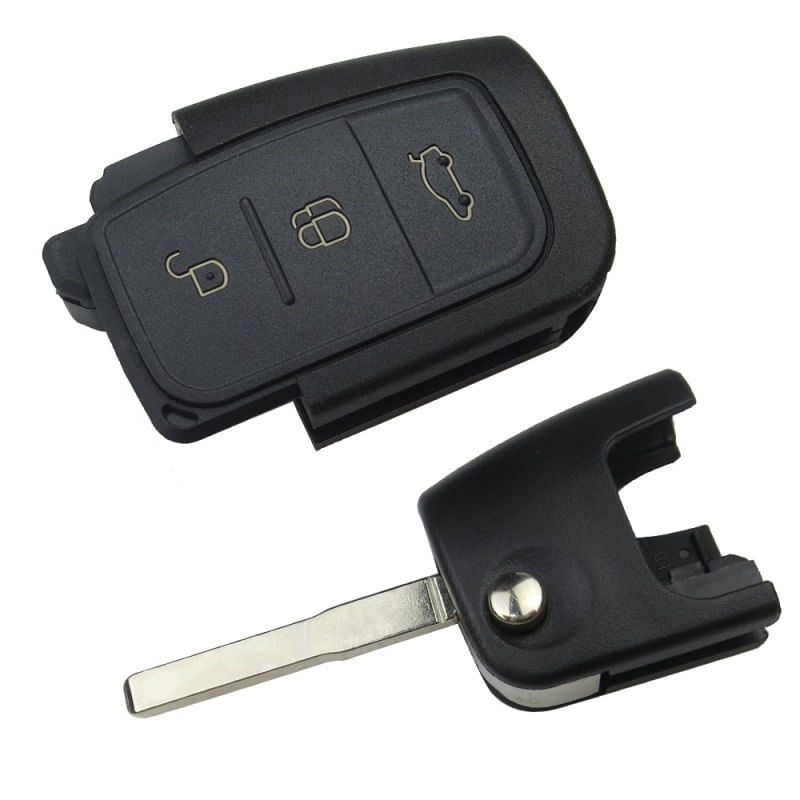 Carcasa Cheie Auto Techstar® Ford Focus, Fiesta, Mondeo, Galaxy, Kuga, C-Max, 3 Butoane - imagine 7