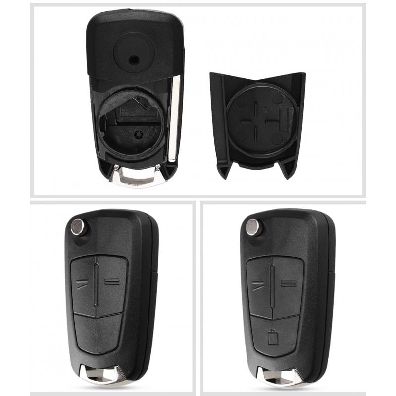 Carcasa Cheie Auto Techstar® Opel Meriva, Tigra, Corsa, Signum, Vectra, Astra, 2 Butoane, HU100