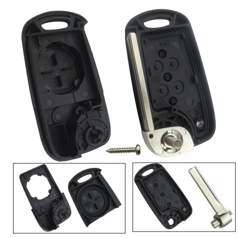 Carcasa Cheie Auto Techstar® Hyundai I30, Accent, Santa Fe, Elantra, 3 Butoane - 3 | YEO